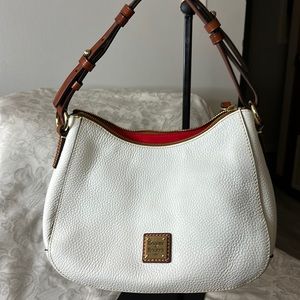 NWOT Dooney & Bourke Small Kiley Hobo White